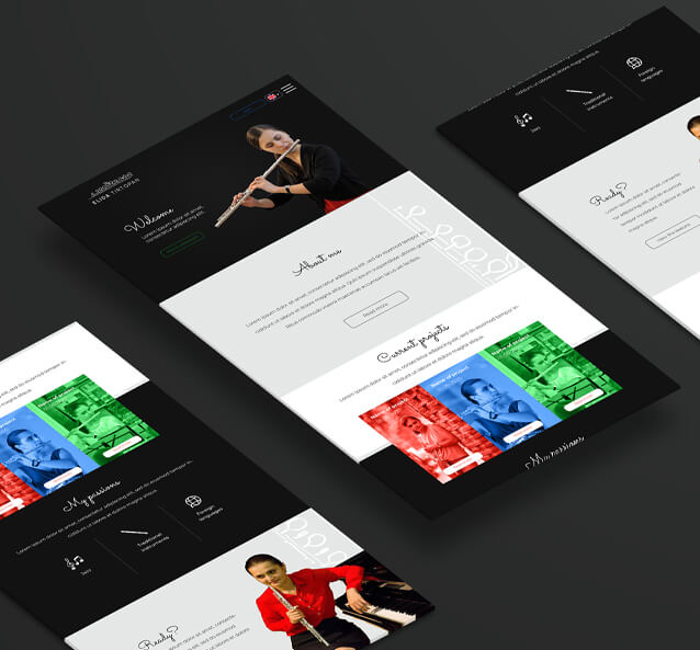 site web custom
