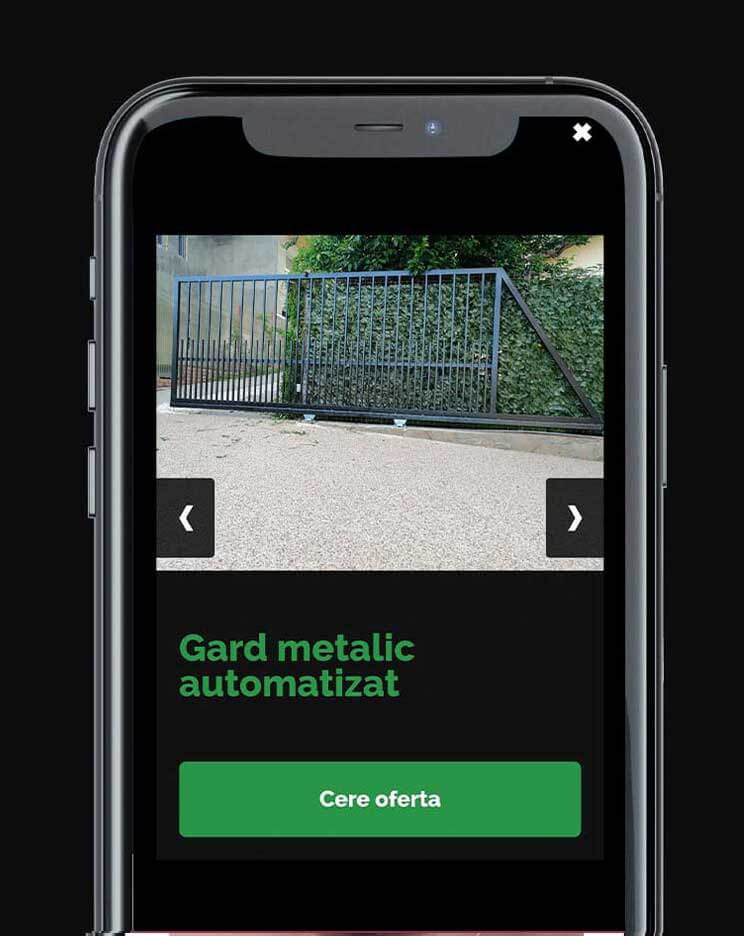 site unic de prezentare