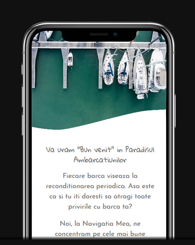 creare site de prezentare profesional