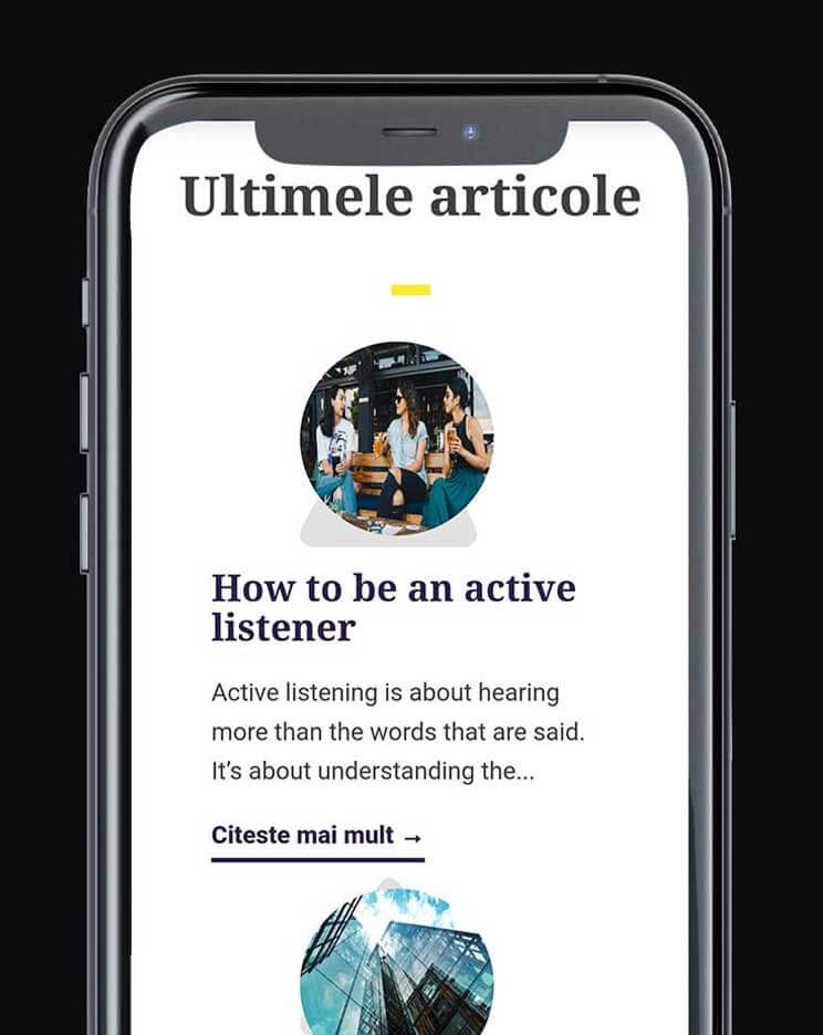 site unic de prezentare