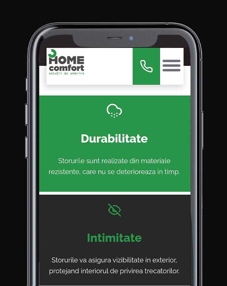 site unic de prezentare
