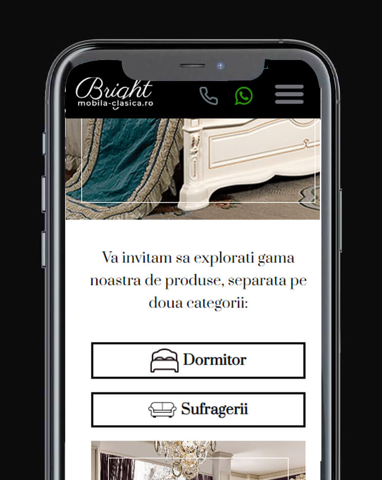 site unic de prezentare