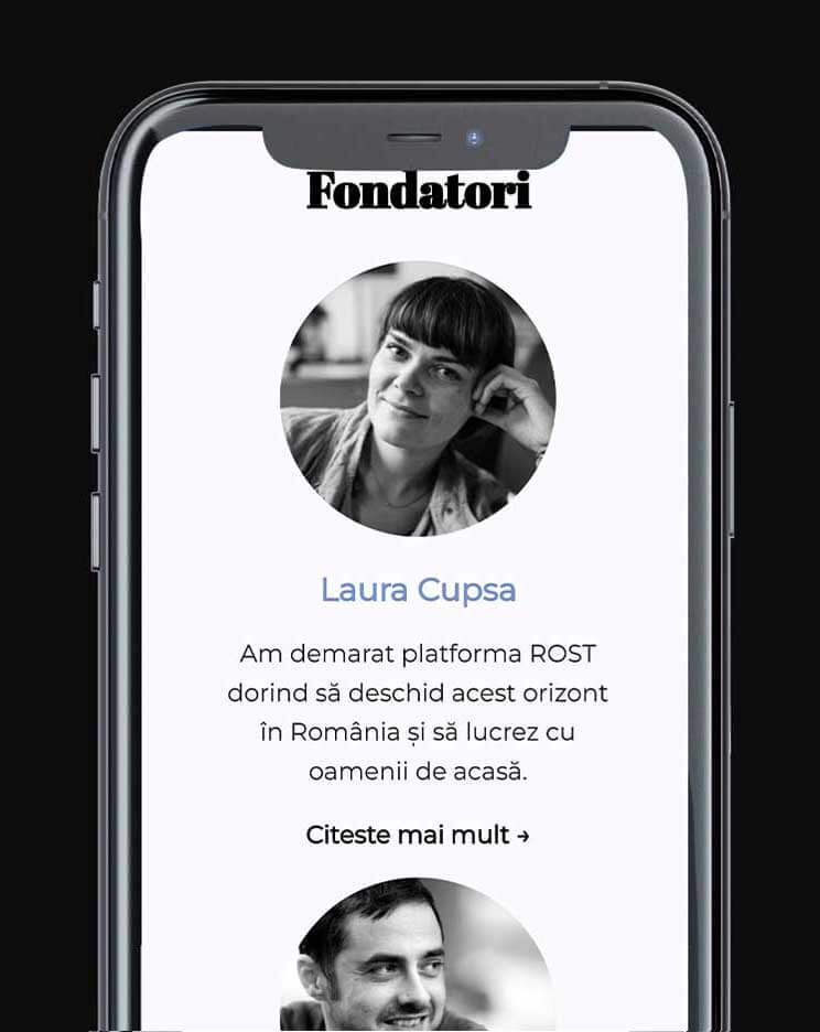 site unic de prezentare