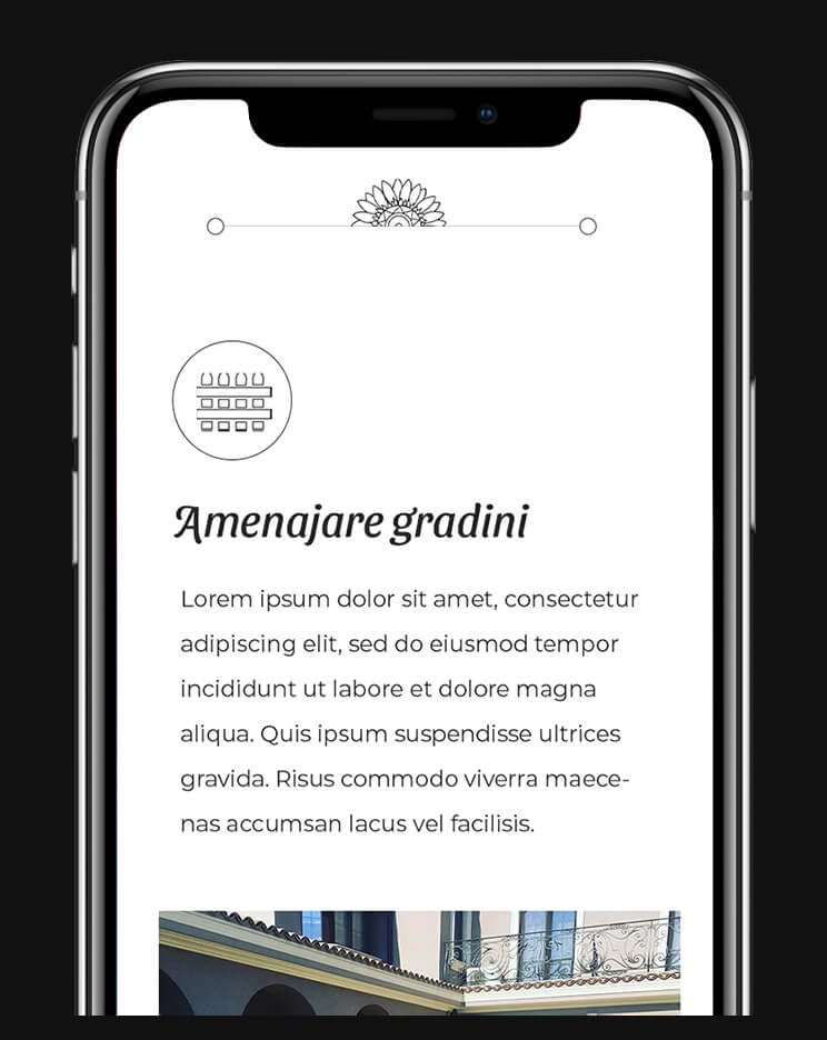 site unic de prezentare
