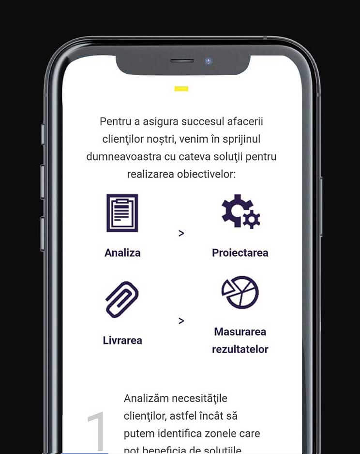 site unic de prezentare