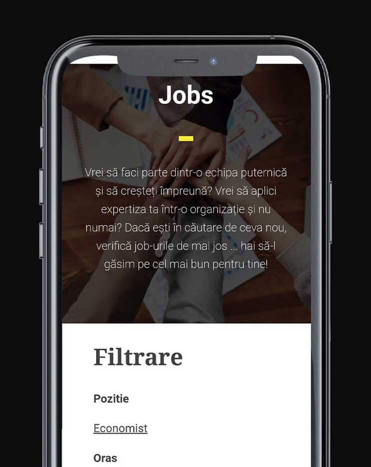 site unic de prezentare