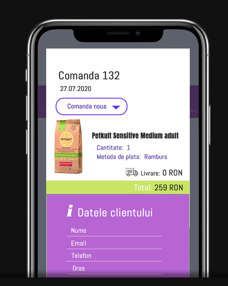 creare magazin online personalizat