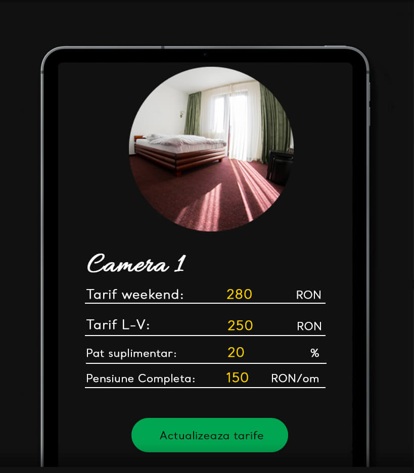 site cu soft de rezervari integrat